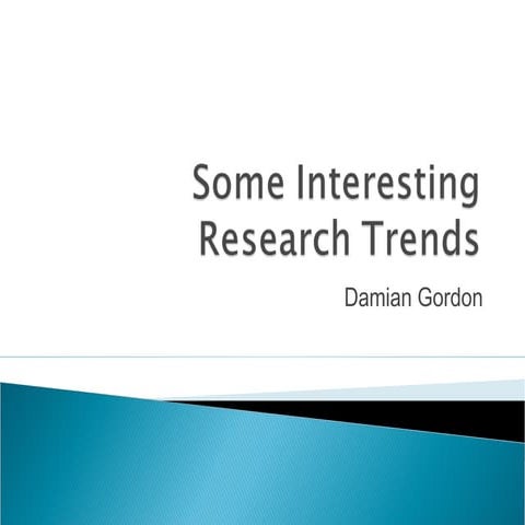 eLearning Research Trends
