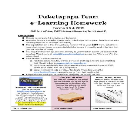 E learningt3 4puketapapahomework2015-3