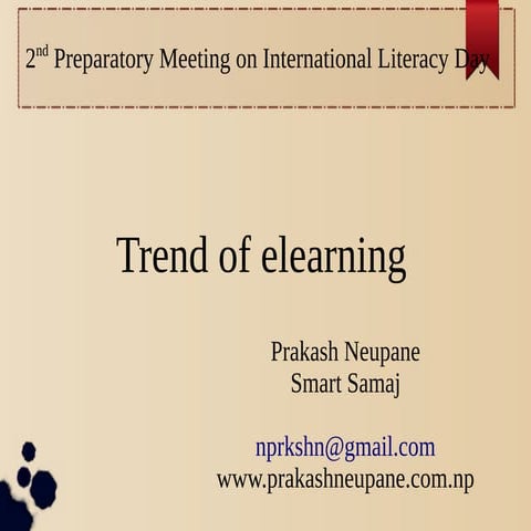 International Literacy Day : Elearning Trends  