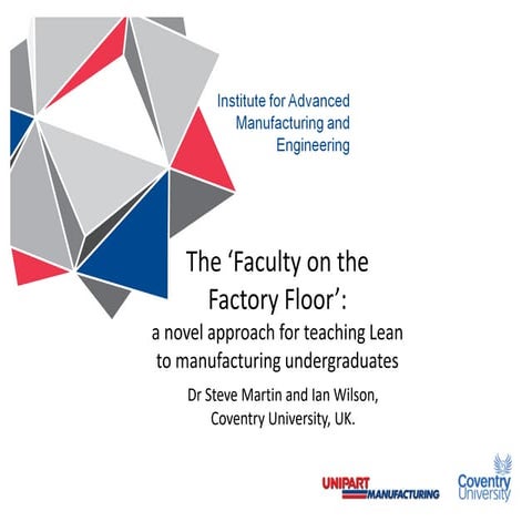 ELEC2017   1.2 s. martin - the faculty on the factory floor.pptx