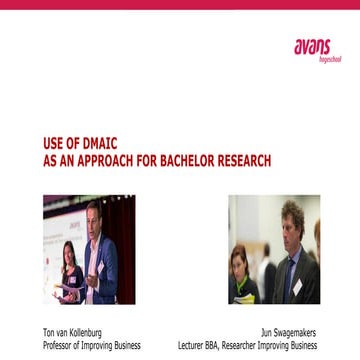 ELEC2017   2.3 t. kollenburg - use of dmaic as an approach for bachelor research