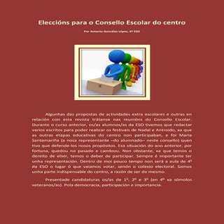 Eleccións para o consello escolar d...