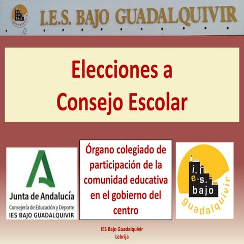 Elecciones al Consejo Escolar
