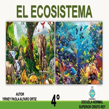 EL ECOSISTEMA | PPTX