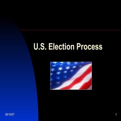 The united states election process | PPTX