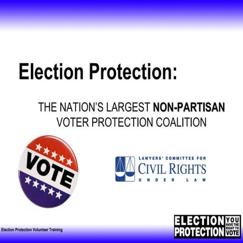 Ct Election Protection Training | PPTX