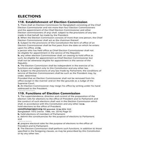 Article 9 of the Philippines constitution | PDF
