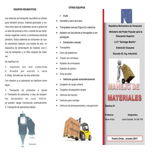 Sistemas para el manejo de materiales | PDF