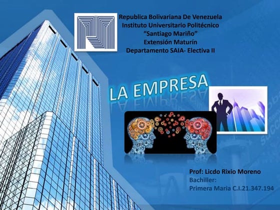 La Empresa y Calidad Total