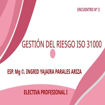 ISO 31000 2018 Gestion de Riesgos | PPT