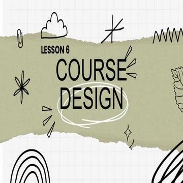 Course Design 