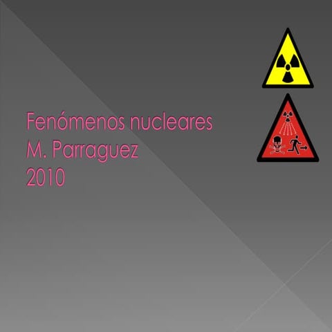 Fenómenos nucleares