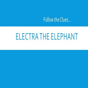 Electra the elephant