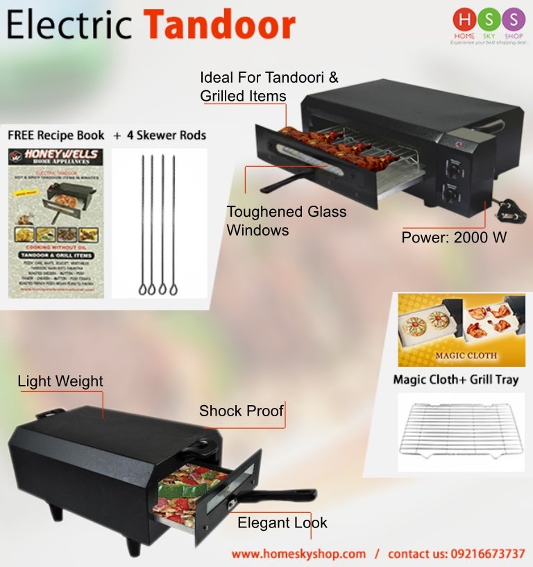 Make Different Types Of Dishes With Electric Home Tandoor Make Different Types Of Dishes With Electric Home Tandoor