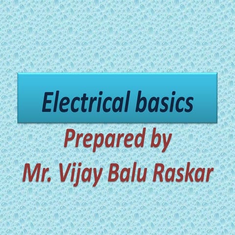 Electrical Basics-VBR