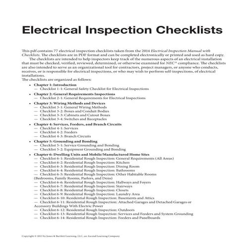 Quality Inspection Checklists For Earthing Lightning vrogue.co
