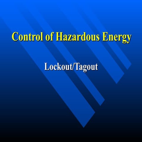 Electrical safety hazards powerpoint presentation