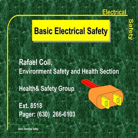 Electrical safety