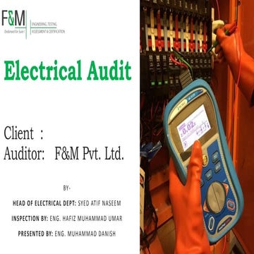 Electrical Audit (Bill's Inc ).pptx