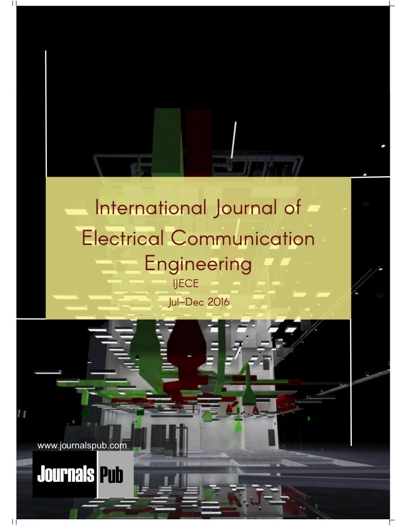 Electrical Communication Engineering (Vol 2 Issue 2)