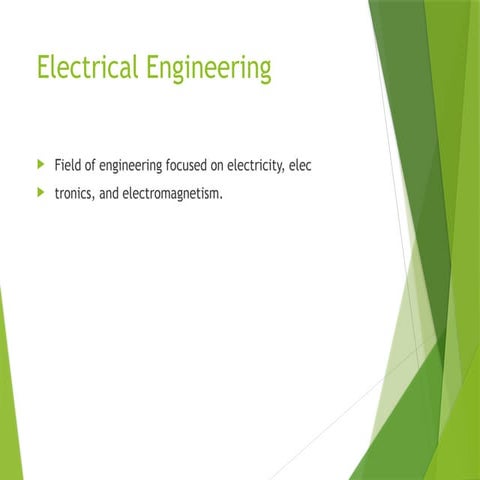 Comprehensive Overview of Electrical Engineering Principles and ...