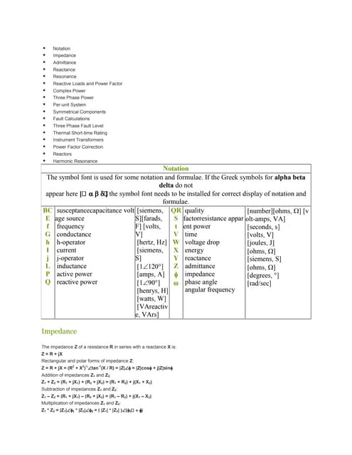 Electrical Formulas Pdf Electrical Engineering Formulas