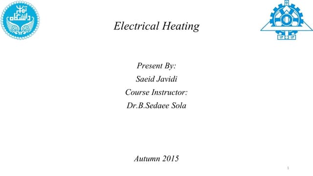 Application of Electrical Heating in Enhanced Oil Recovery(EOR)