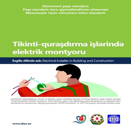 Tikinti-quraşdırma işlərində elektrik montyoru