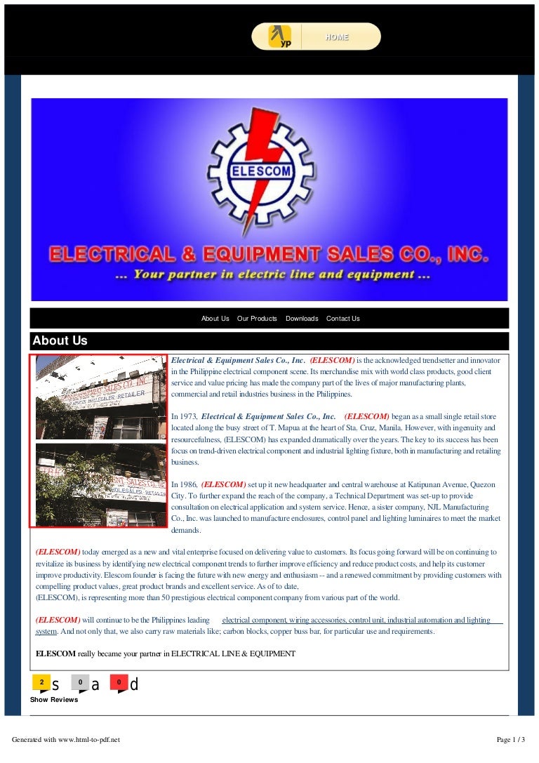Electrical Lighting Systems Electrical and Equipment Sales