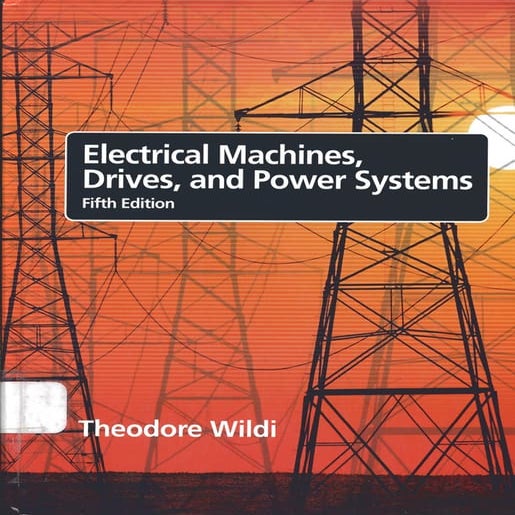Electrical machines, drives, and power systems 5 e PDF