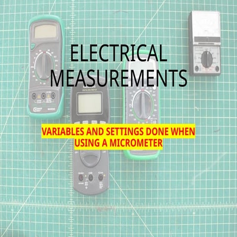 Multimeter+basics+step+by+step | PDF