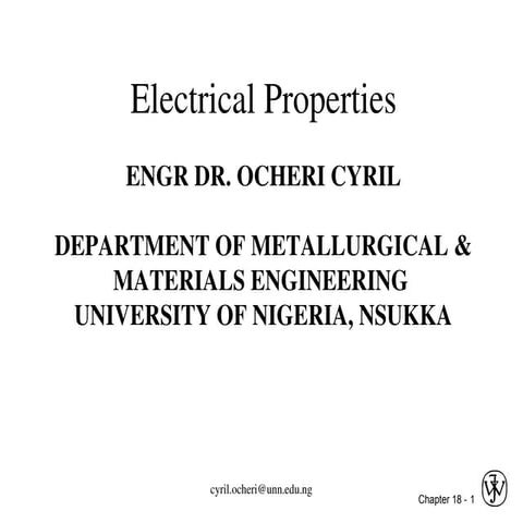 Electrical Properties by Engr. Ocheri Cyril.ppt