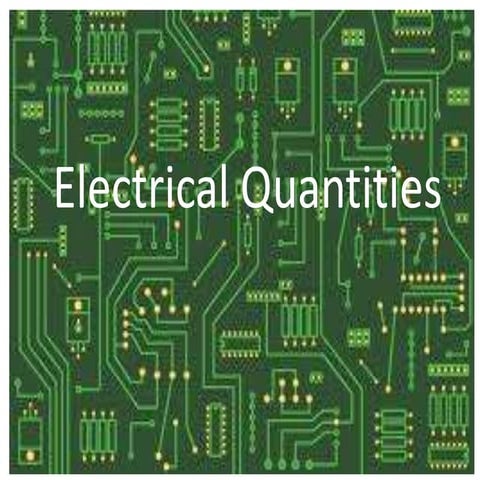 Grade 9, U2-L4-Electrical quantities