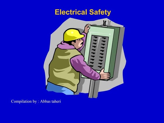 Complete Guide to Electrical Safety in the Workplace | PPTX | Injuries ...