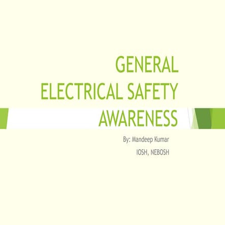 Electrical safety