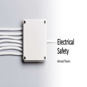 Electrical Safety in healthcare.