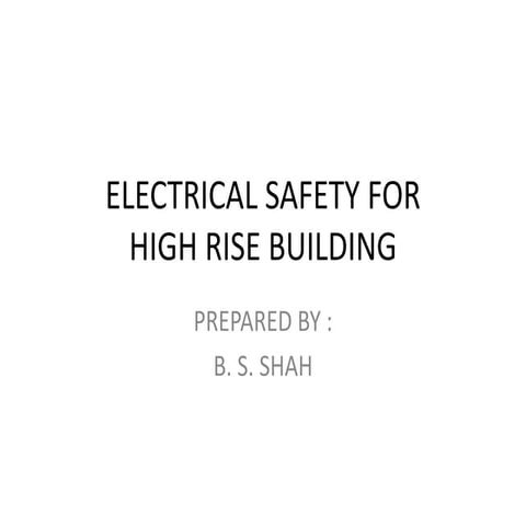 ELECTRICAL SAFETY FOR high rise building.pptx