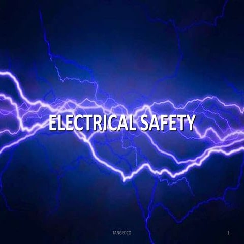 Electrical safety slideshare