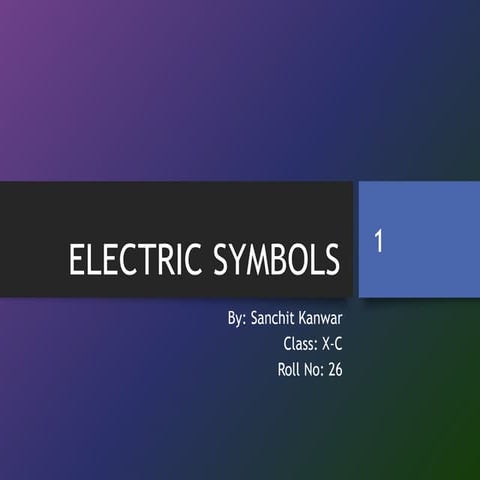 Electrical symbols 