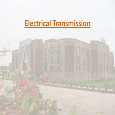 Electrical transmission