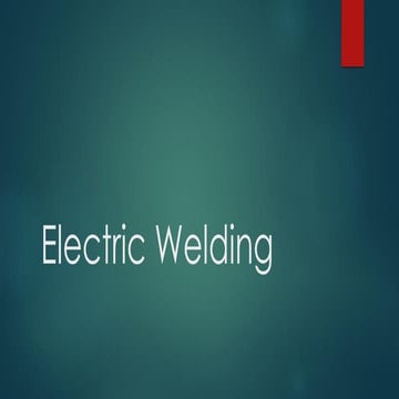 ELECTRICAL WELDING