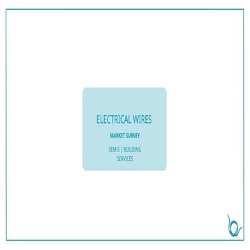 Types of Wires and Cables | PPTX