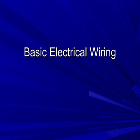 Electrical wiring