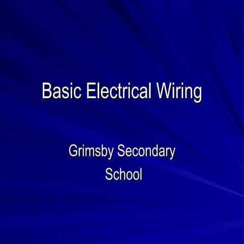 Electrical wiring