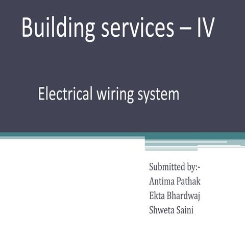 Electrical wiring system