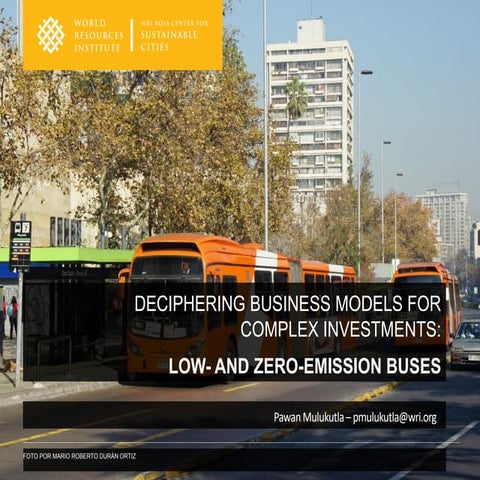 Mobility and City Streets: Deciphering Business Models for Complex Investment...