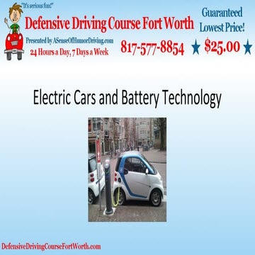 Electric cars and battery technology