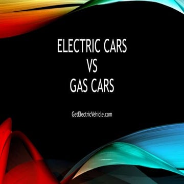 Electric cars vs gas cars
