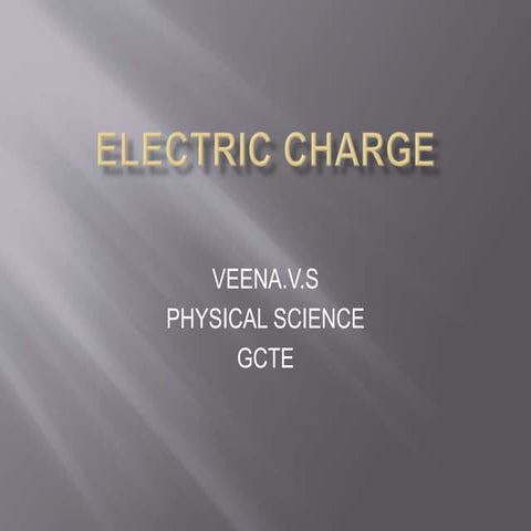 Electric charge