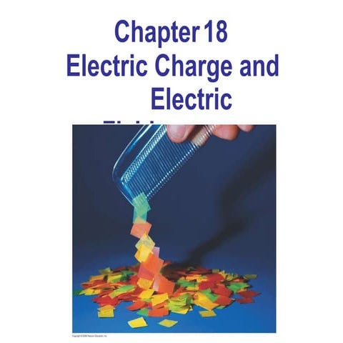 Electric Charge And Electric Field PHYSics
